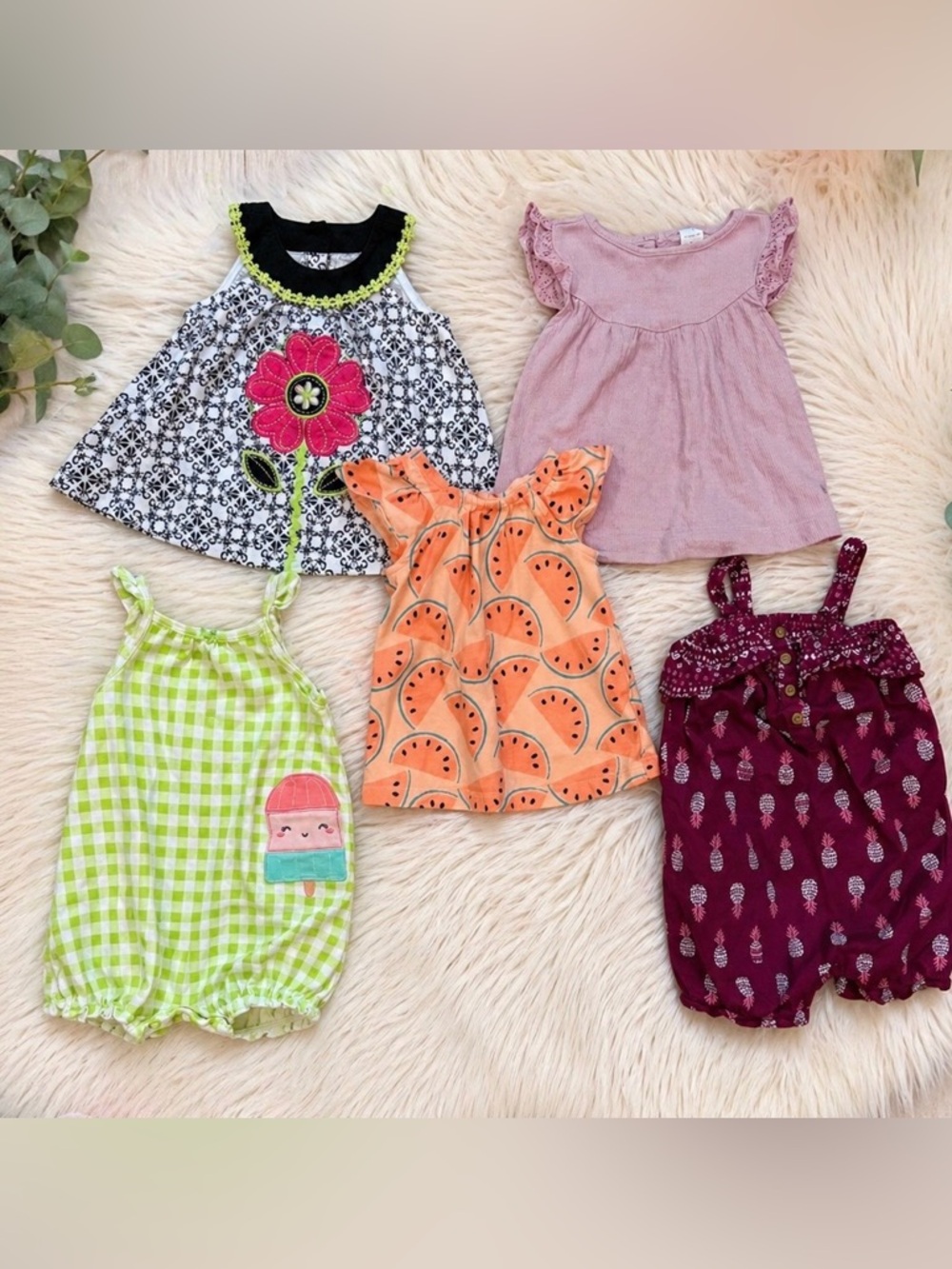 9-12 Months Carters Baby Girl Summer Bundle